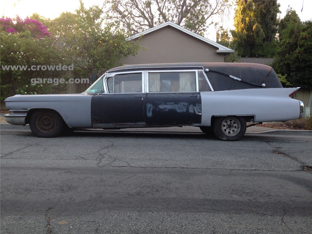 1960 Cadillac S&S hearse landau project restoration patina rust for sale